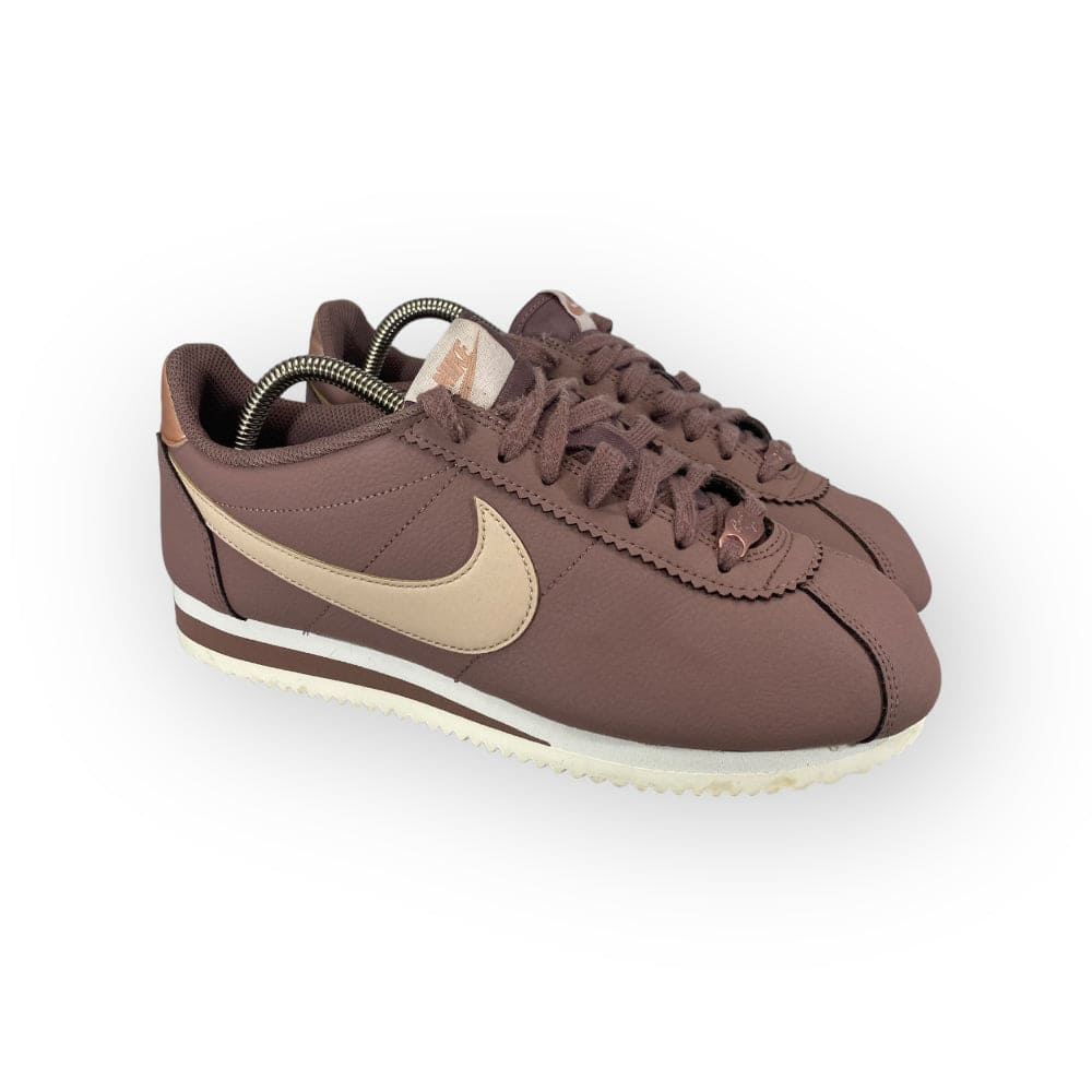 Brown leather cheap nike cortez