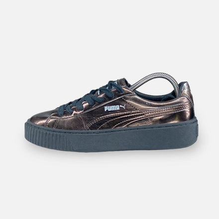 Tweedehands Puma Basket Platform Metallic - Maat 38 1