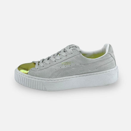 Tweedehands Puma Suede Platform Gold W - Maat 37 1