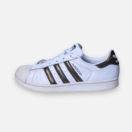 Tweedehands adidas Superstar womens - White Gold - Maat 40 3