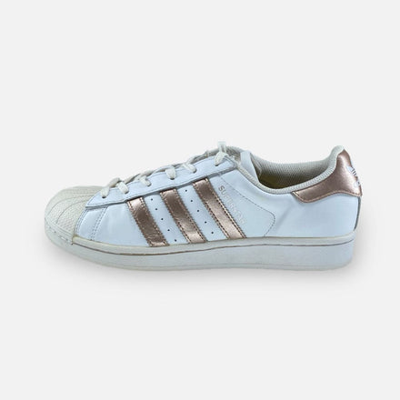 Tweedehands adidas Superstar Wit/Koper Dames - Maat 39.5 1