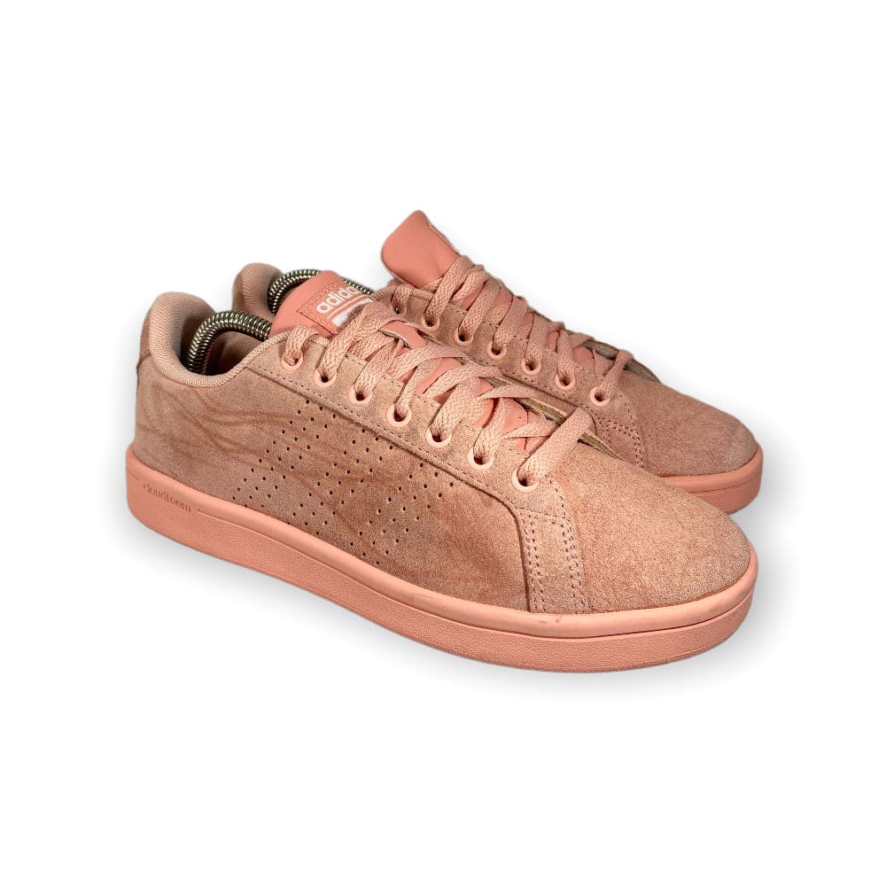 Adidas advantage discount clean mujer rosa