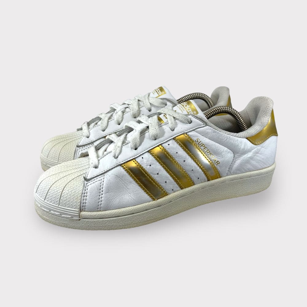 Adidas superstar store gold silver