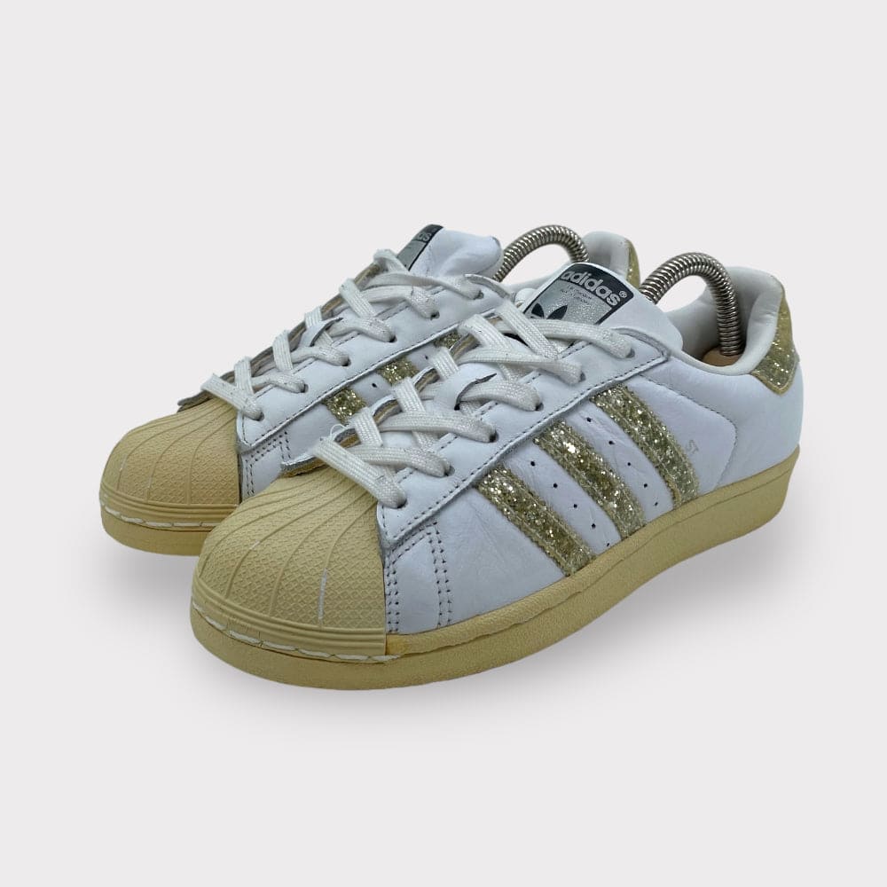 Adidas superstar 2025 glitter blauw