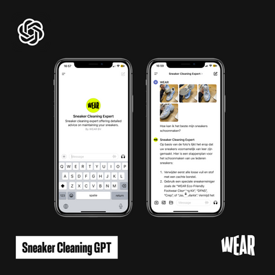 Persbericht: WEAR lanceert revolutionaire sneaker cleaning chatbot