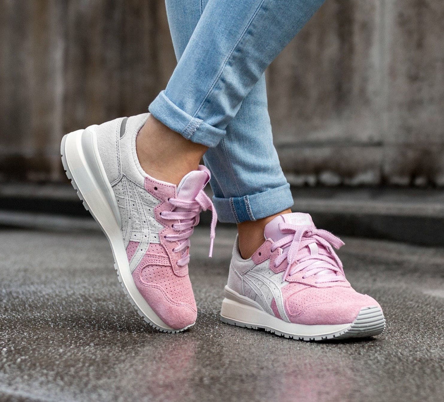 Onitsuka Tiger Tiger Ally Parfait Pink Vaporous Grey WEAR