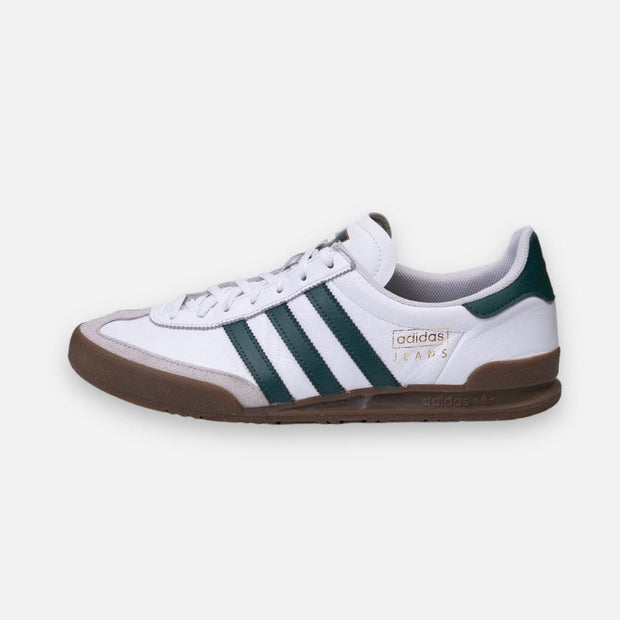 adidas Jeans White Collegiate Green Gum - Maat 45.5