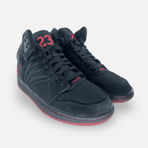 Jordan 1 flight 4 premium black and red sales