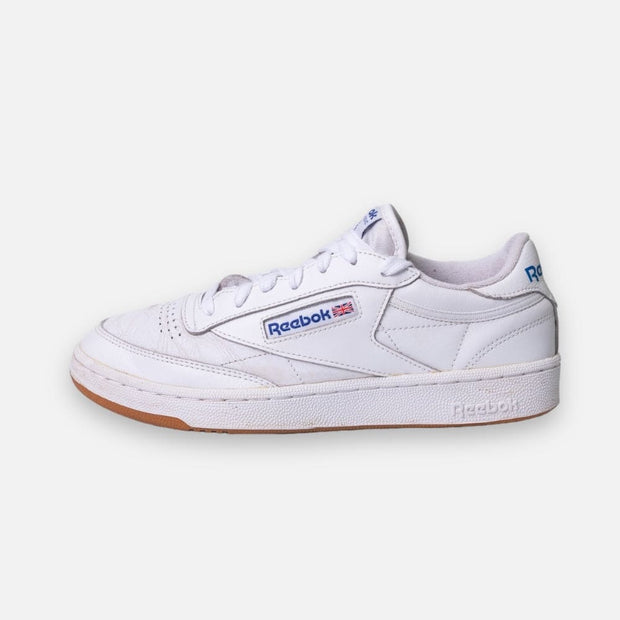 Tweedehands Reebok Club C 85 White Royal Gum - Maat 39 4