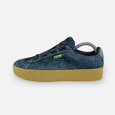 Tweedehands Puma Vikky Platform Ribbon Black - Maat 37.5 1