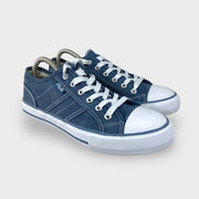 Tweedehands Fila Blauwe Canvas Sneaker - Maat 40 2