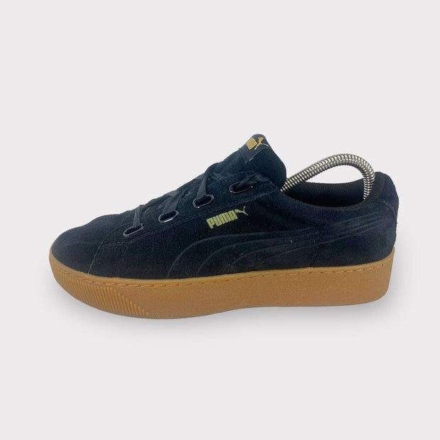 Tweedehands Puma Vikky Platform Ribbon Black - Maat 40 1