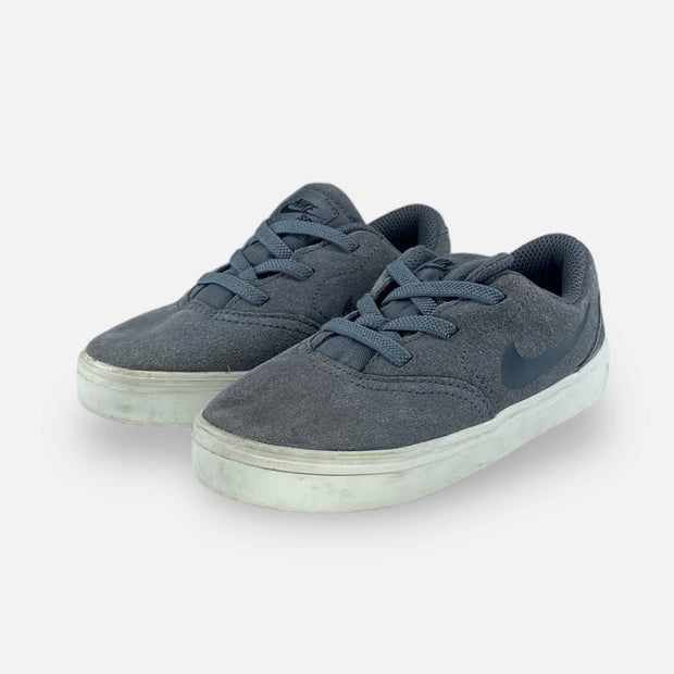 Tweedehands Nike SB Check Suede Toddler Grey - Maat 26 2