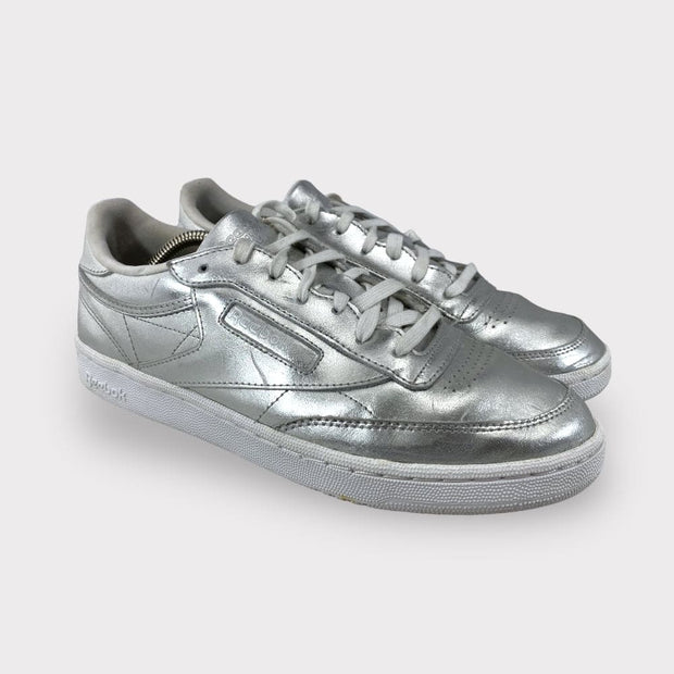 Tweedehands Reebok Club C 85 S SHINE (Silver / White) - Maat 41 2