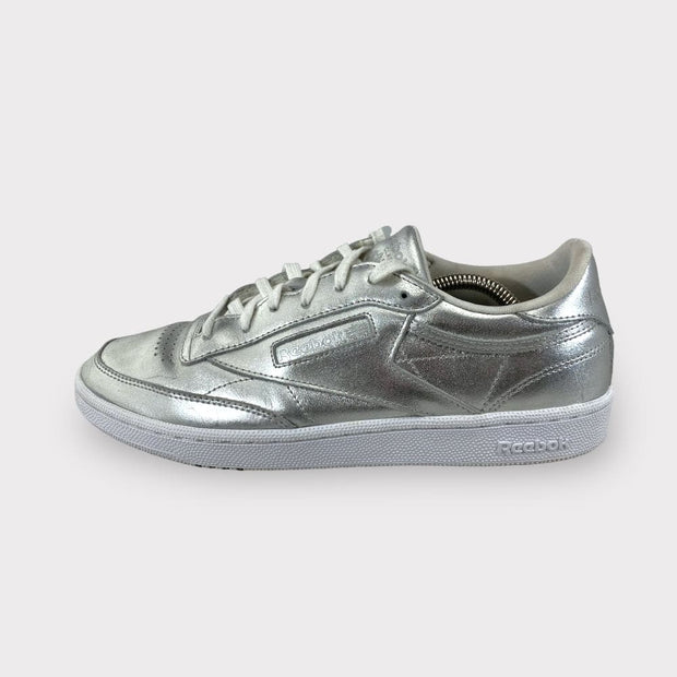 Tweedehands Reebok Club C 85 S SHINE (Silver / White) - Maat 41 1