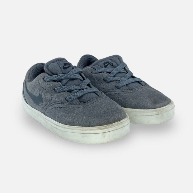 Tweedehands Nike SB Check Suede Toddler Grey - Maat 26 3