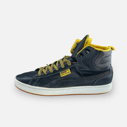 Tweedehands Puma Sneaker ''Zwart Geel'' - Maat 45 1