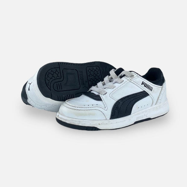 Tweedehands Puma Rebound Joy Low White Black (TD) - Maat 23 4