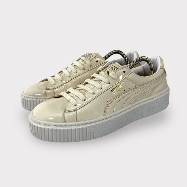 Tweedehands Puma Basket Platform Patent Womens - Maat 40 3