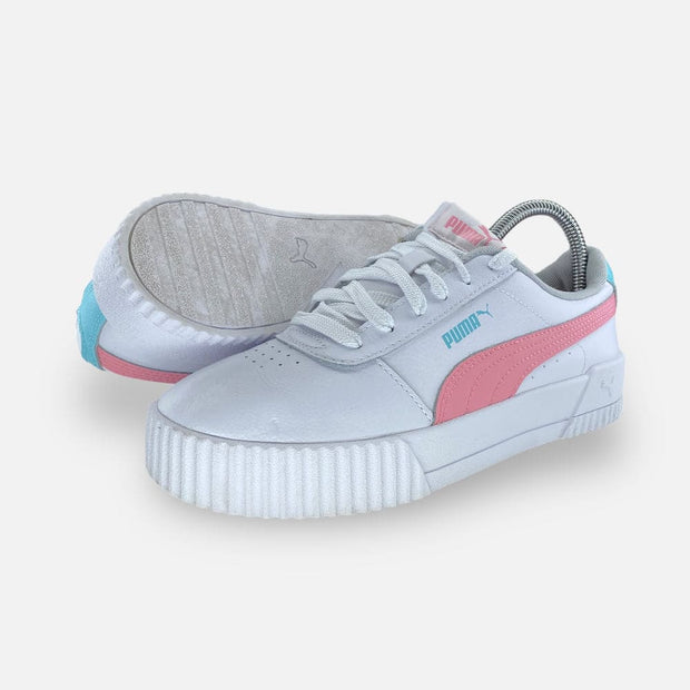 Tweedehands Puma Carina White Pink - Maat 38 4