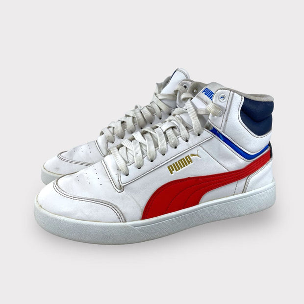 Tweedehands Puma Shuffle Mid WHITE - Maat 39 3