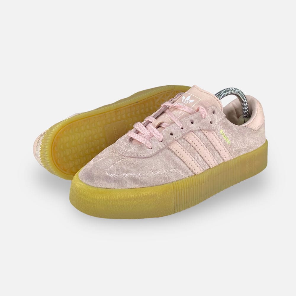 Adidas samba sales primeknit pink