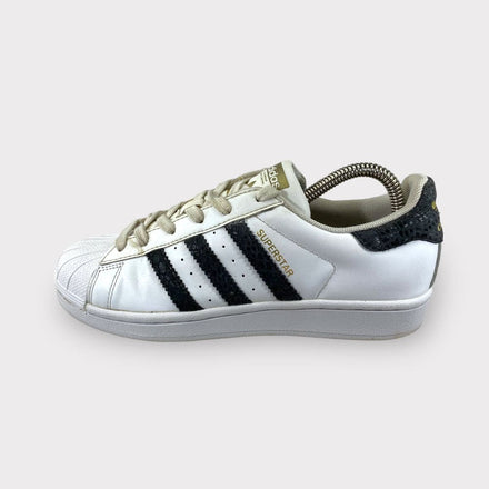 Tweedehands Adidas Superstar Snakeskin Leather Cblack - Maat 36.5 1