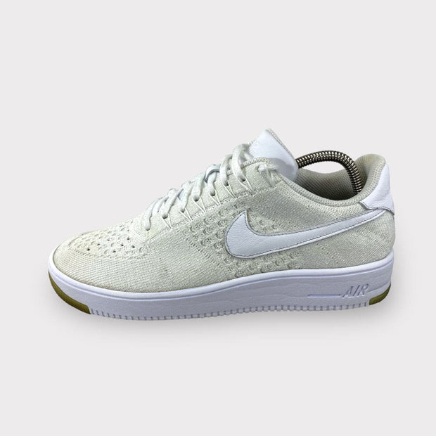 Tweedehands Nike Af1 Ultra Flyknit Low White/White-Ice - Maat 44 1