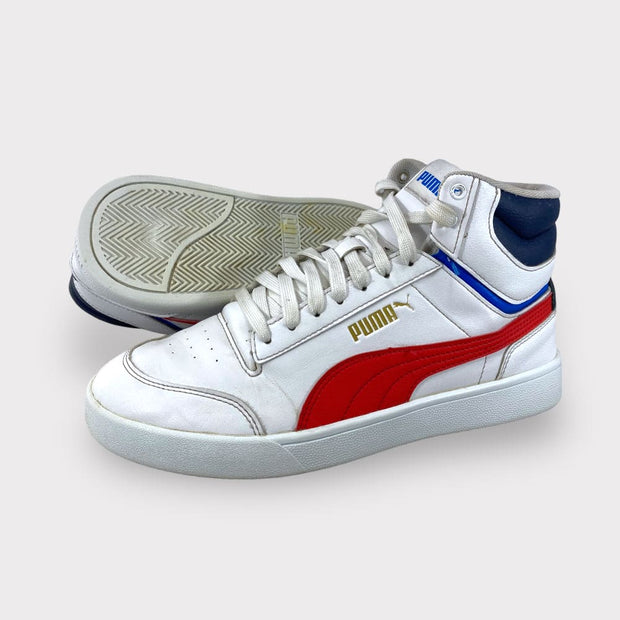 Tweedehands Puma Shuffle Mid WHITE - Maat 39 4