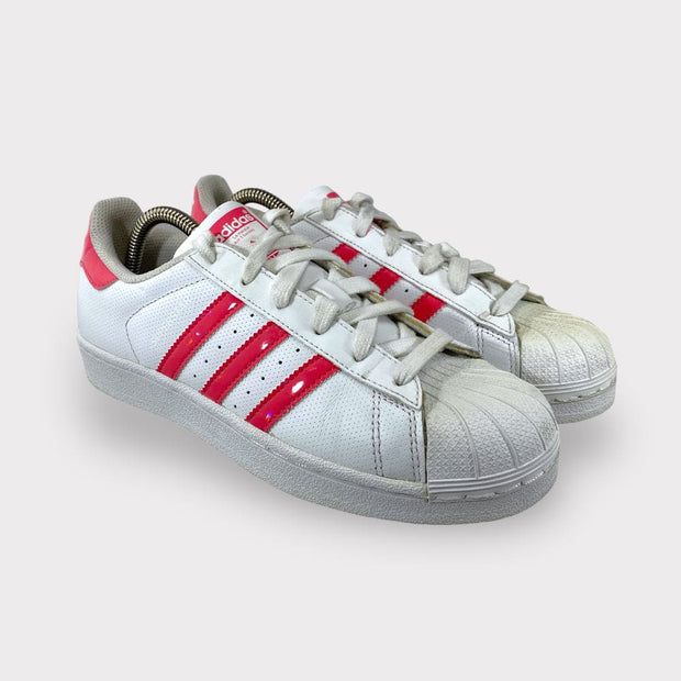 Adidas superstar cheap 2 red white