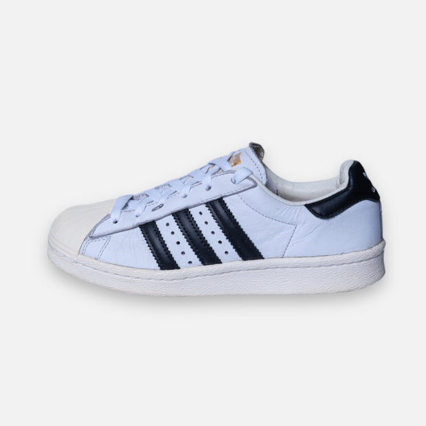 Tweedehands adidas Superstar White/Black/Gold Metallic - Maat 37.5 4