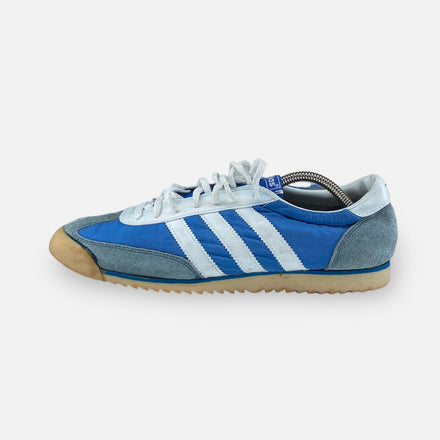 Tweedehands Adidas adidas Sneaker ''Blue Wit Beige'' - Maat 40 1
