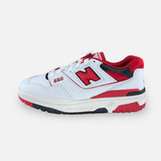 Tweedehands New Balance 550 'White/Red' - Maat 39.5 1