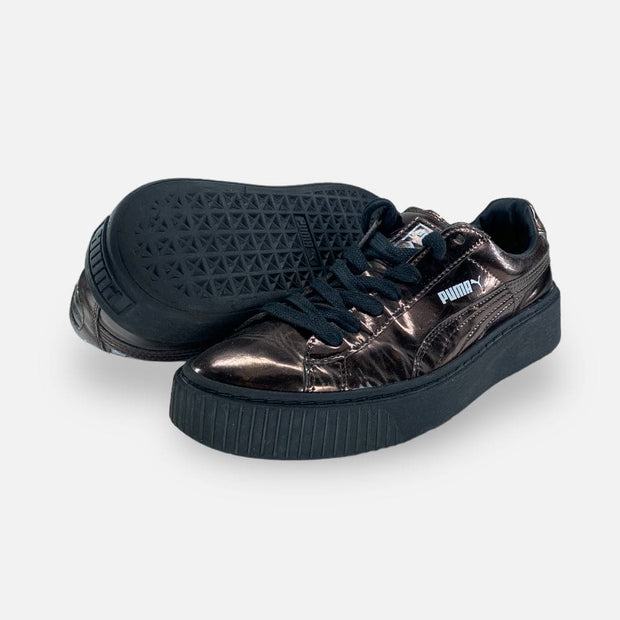 Tweedehands PUMA Basket Platform Metallic - Maat 39 3