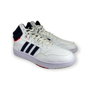 adidas Hoops 3.0 White Navy Red - Maat 45 Adidas