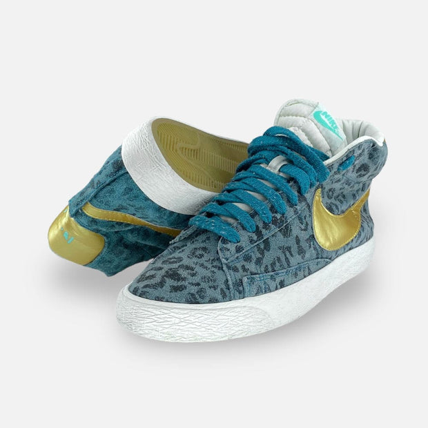 Tweedehands NIKE BLAZER LEOPARD Bleu - Maat 39 4