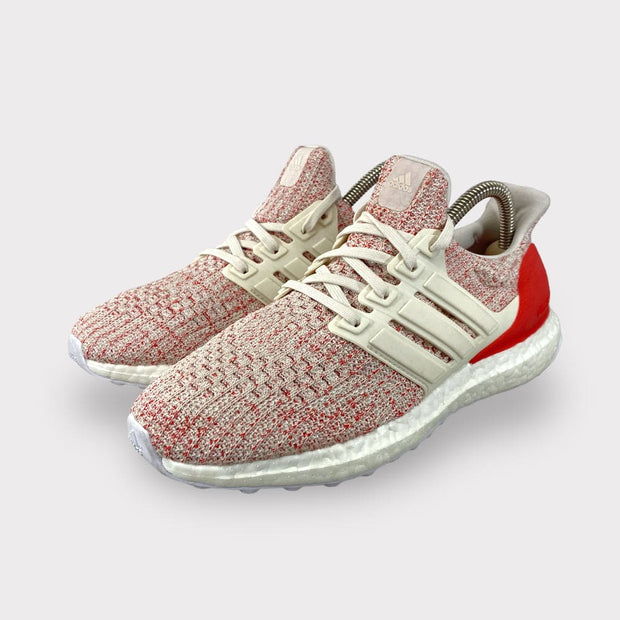 Tweedehands adidas Ultra Boost W (Core White / Core White / Active Red) - Maat 37.5 4