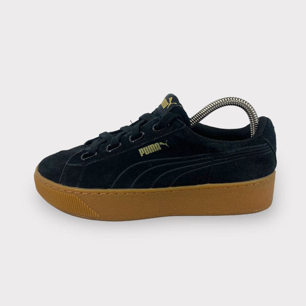 Tweedehands Puma Vikky Platform Ribbon Black - Maat 36 1