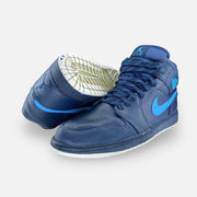 Tweedehands JORDAN 1 RETRO MID OBSIDIAN UNIVERSITY BLUE - Maat 44 4