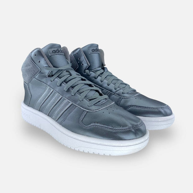 Tweedehands adidas neo Hoops 2.0 Mid Gray - Maat 39.5 2