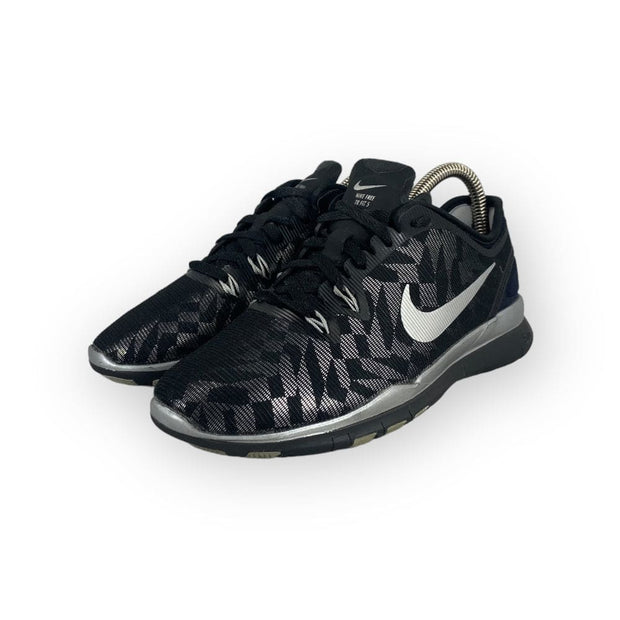 Nike Free 5.0 TR Fit 5 Black Metallic Silver (W) - Maat 35.5 Nike