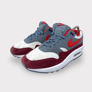 Tweedehands Nike Air Max 1 White/University Red-Cool Grey - Maat 41 3