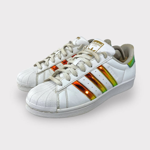 Tweedehands adidas Superstar "Gold Iridescent" - Maat 40 3