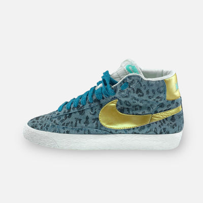 Tweedehands NIKE BLAZER LEOPARD Bleu - Maat 39 1