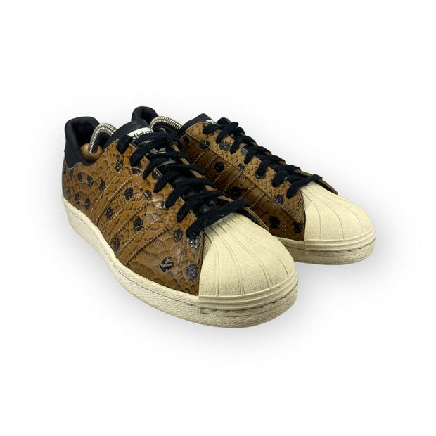 Superstar 80s dames bruin Clearance