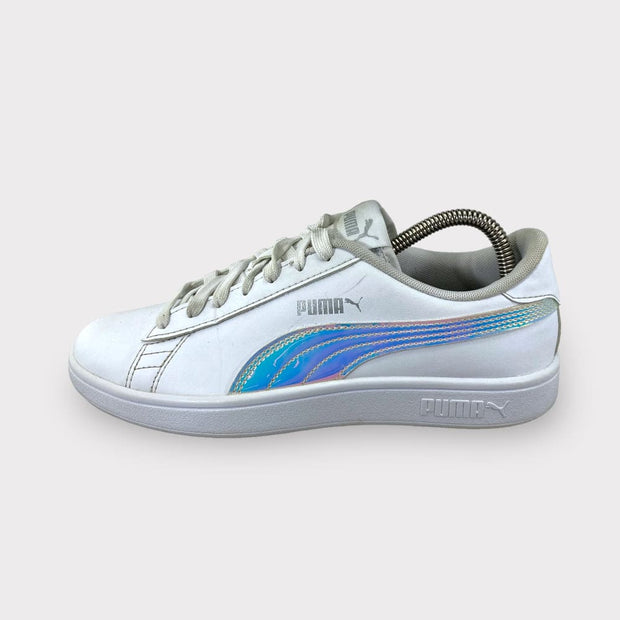 Tweedehands Sneaker für Kinder Weiß Puma Smash v2 Holo Jr - Maat 38 1