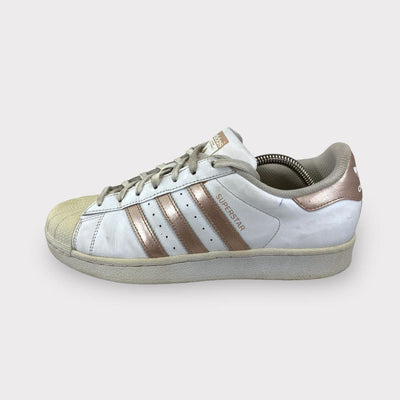 Tweedehands adidas Superstar Wit/Koper Dames - Maat 41.5 1