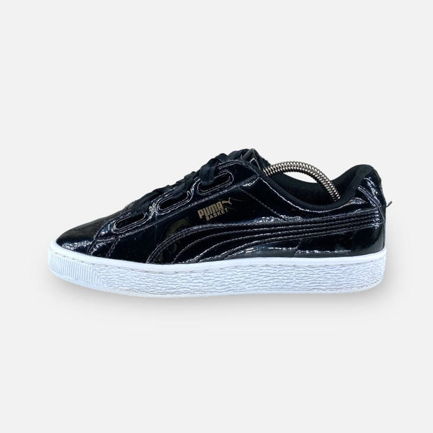 Basket puma cheap heart patent noir