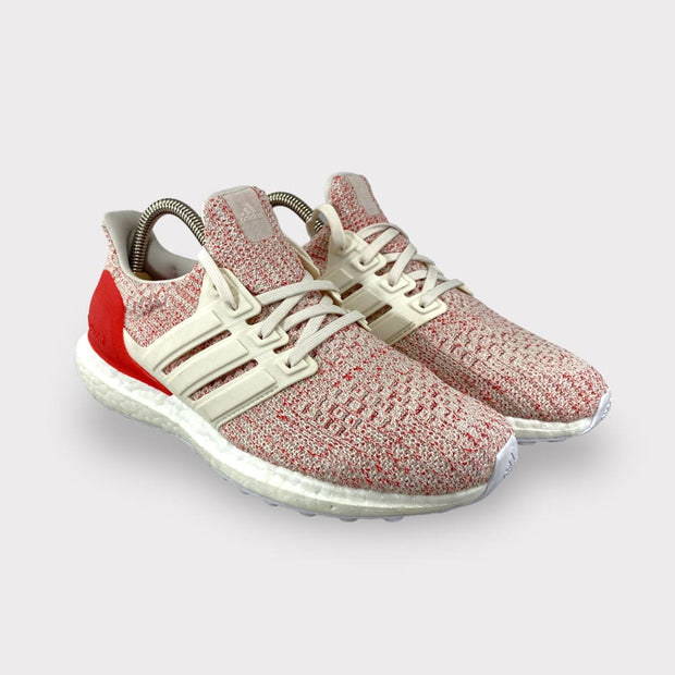 Tweedehands adidas Ultra Boost W (Core White / Core White / Active Red) - Maat 37.5 2