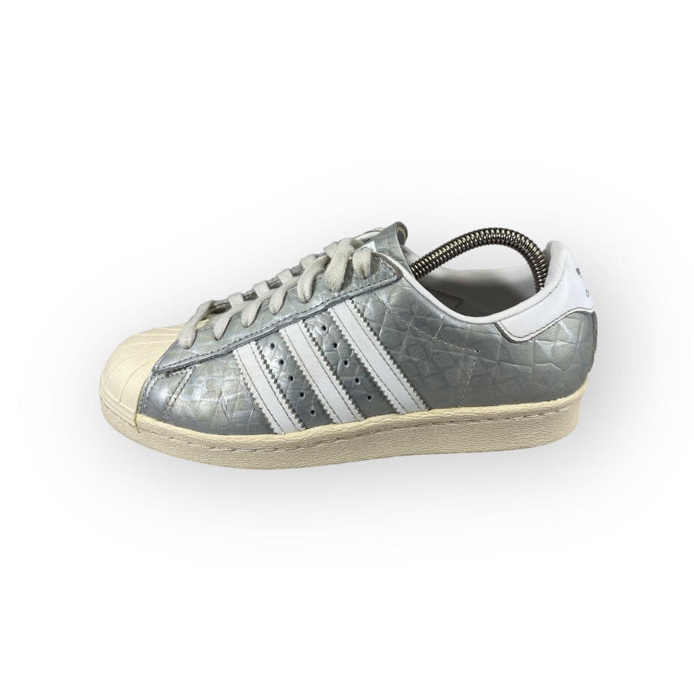 Adidas originals superstar 80s women sales silver